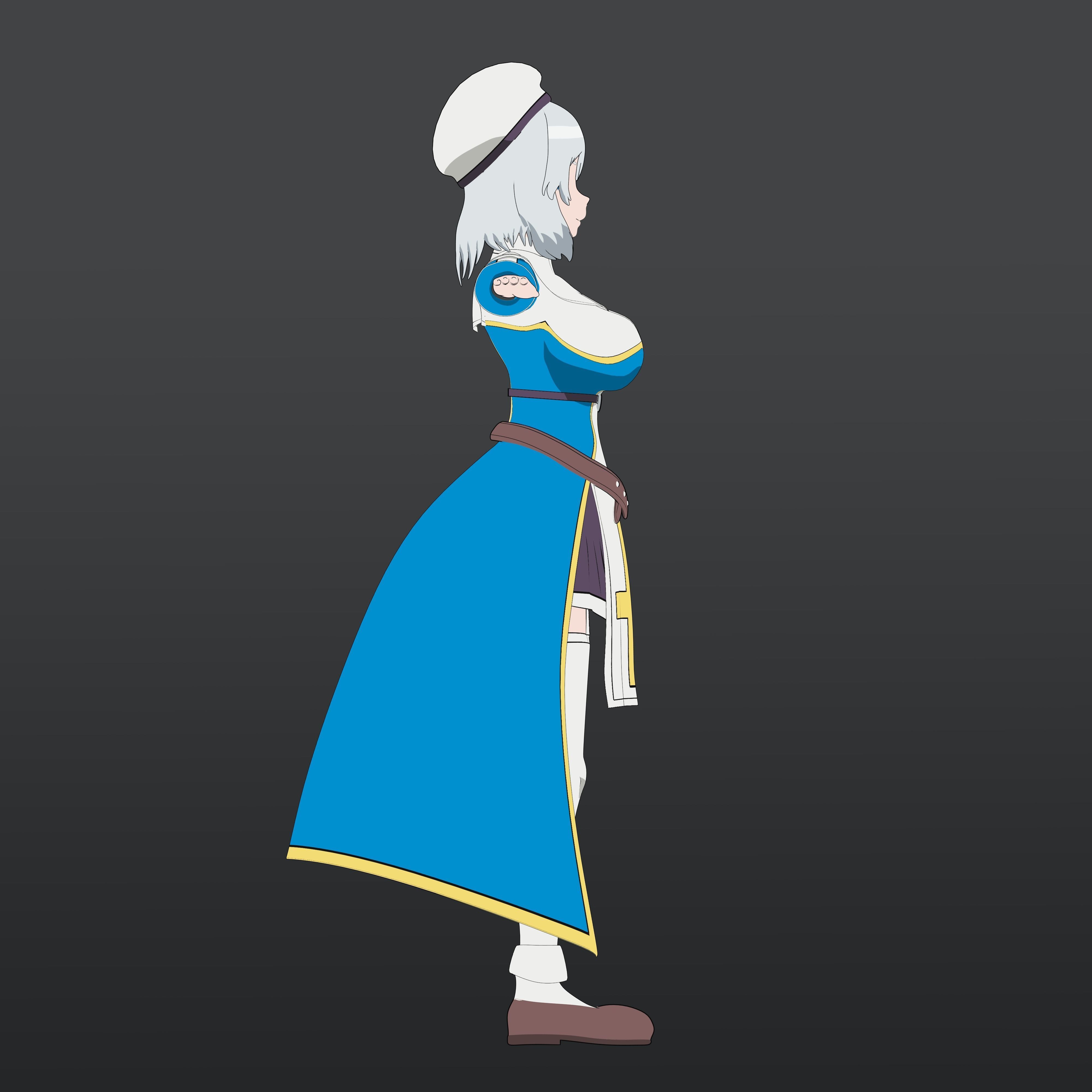 Sophie  - Isekai One Turn Kill Nee-san 3D model_7