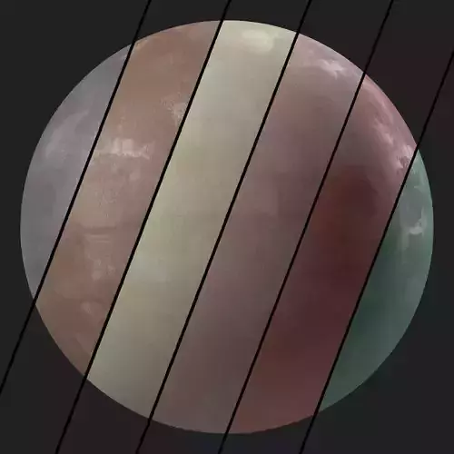 Plaster Materials 39- Plaster Roll Painted - sbsar pbr seamless