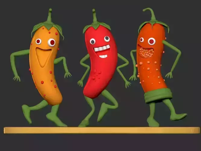 Dancing Peppers