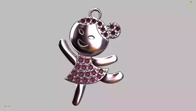 Little Girl Pendant