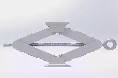 Car jack 3D print model