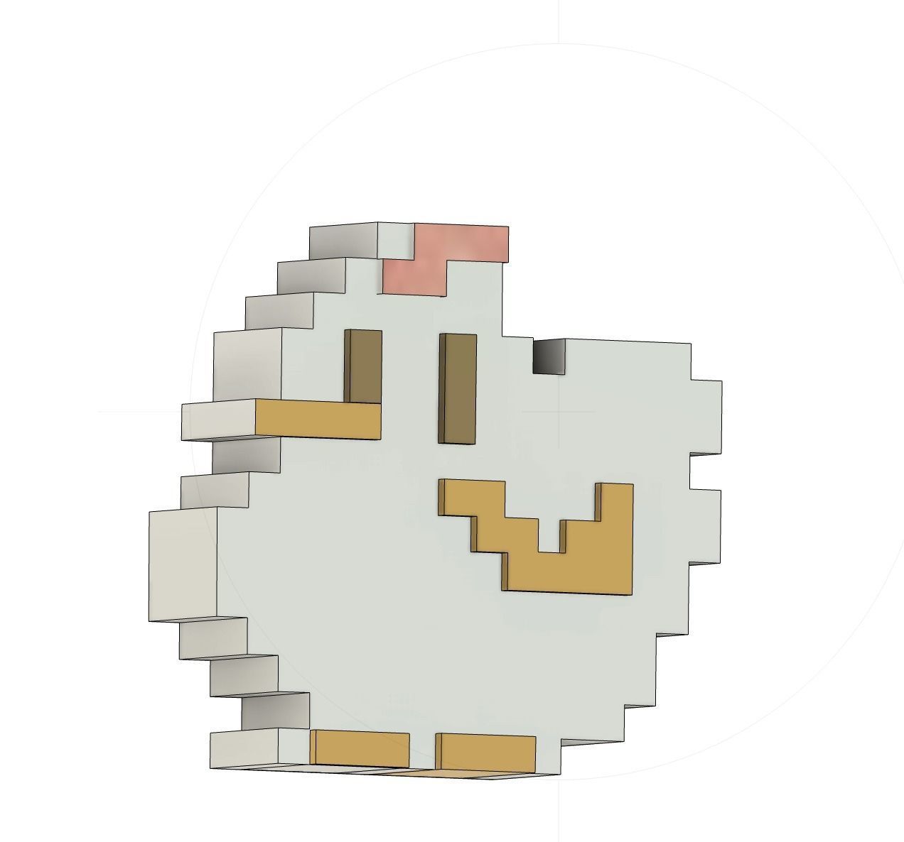 Stardew Valley Chicken Logo Free 3D print model_11