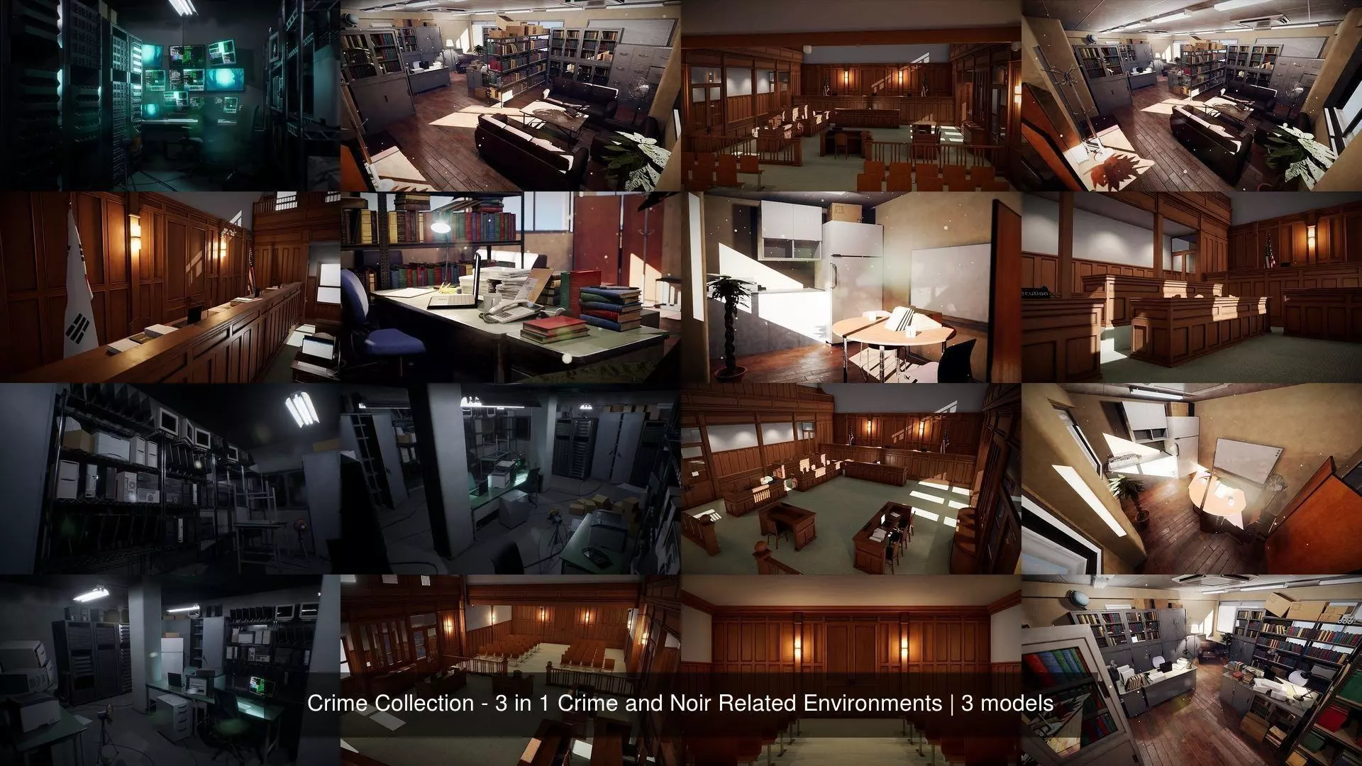 Crime Collection - 3 in 1 Crime and Noir Related Environments _3