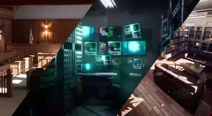 Crime Collection - 3 in 1 Crime and Noir Related Environments 