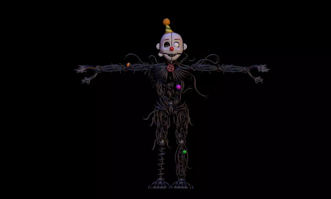 Ennard - FNAF Sister Location Low-poly 3D model_0