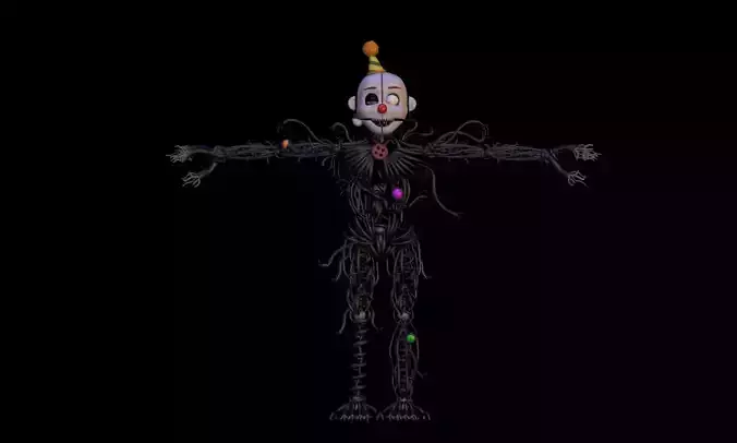 Ennard - FNAF Sister Location Low-poly 3D model Ennard - FNAF Sister Location Low-poly 3D model