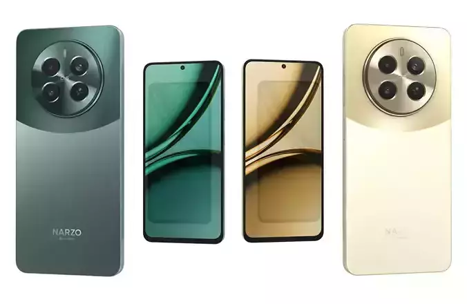 Realme Narzo 70 Pro Gold And Green