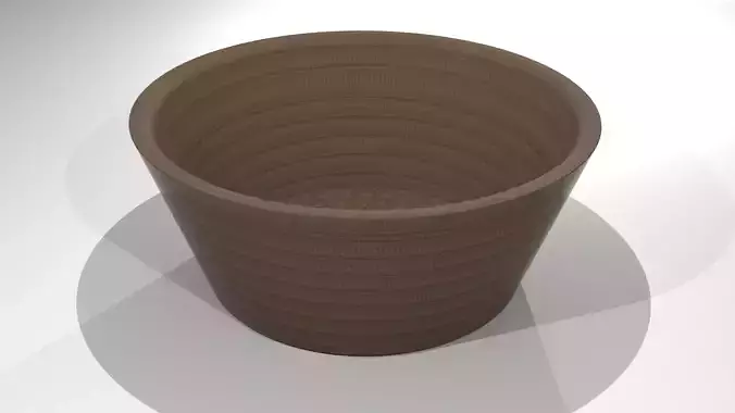 wooden basin