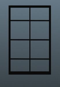 Bookshelves Low-poly 3D model_1