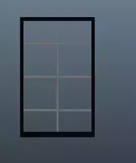 Bookshelves Low-poly 3D model