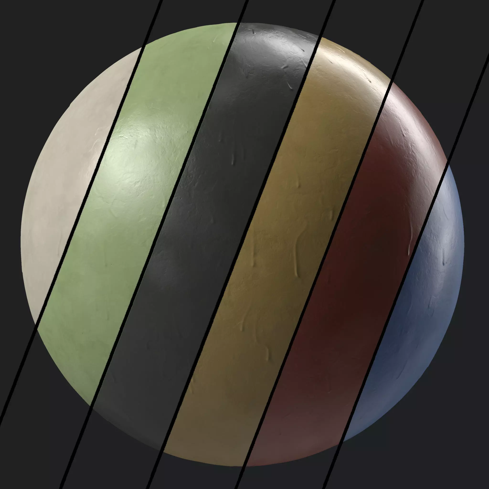 Plaster Materials 40- Plaster Spray Painted - sbsar pbr seamless Texture_0