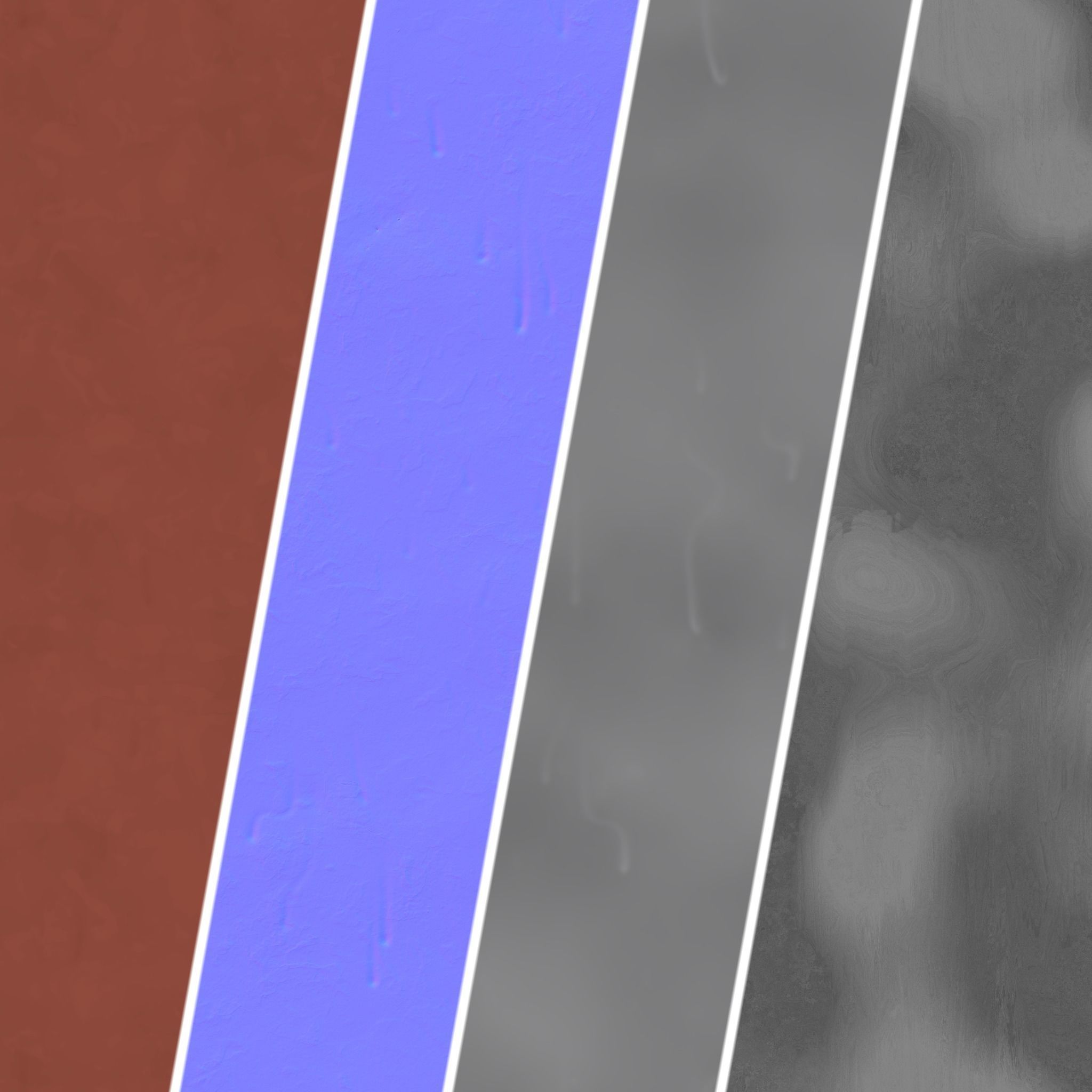 Plaster Materials 40- Plaster Spray Painted - sbsar pbr seamless Texture_3