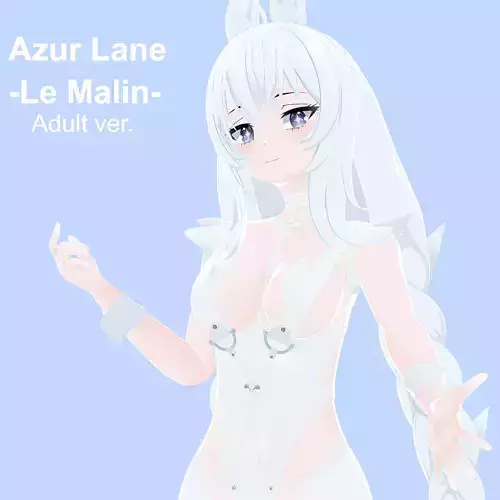 Le Malin - Azur Lane Adult Ver 3D model Le Malin - Azur Lane Adult Ver 3D model