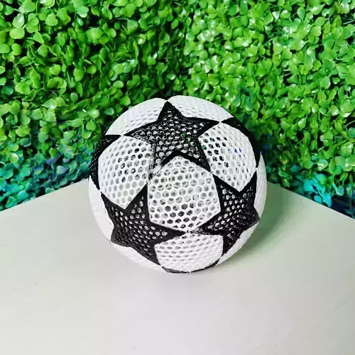 AIRLESS STAR BALL - SOCCER BALL WITH STAR - CHAMPION LEAGUE 3D print model