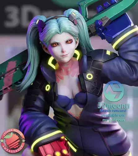 Rebecca - Cyberpunk 3D print model