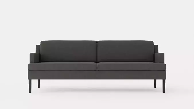 Madison dining sofa black