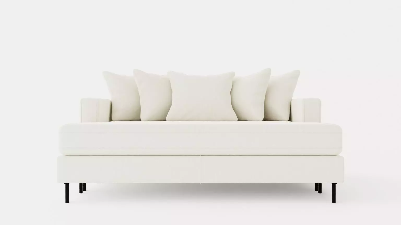 Crosby Daybed Low-poly 3D model_0