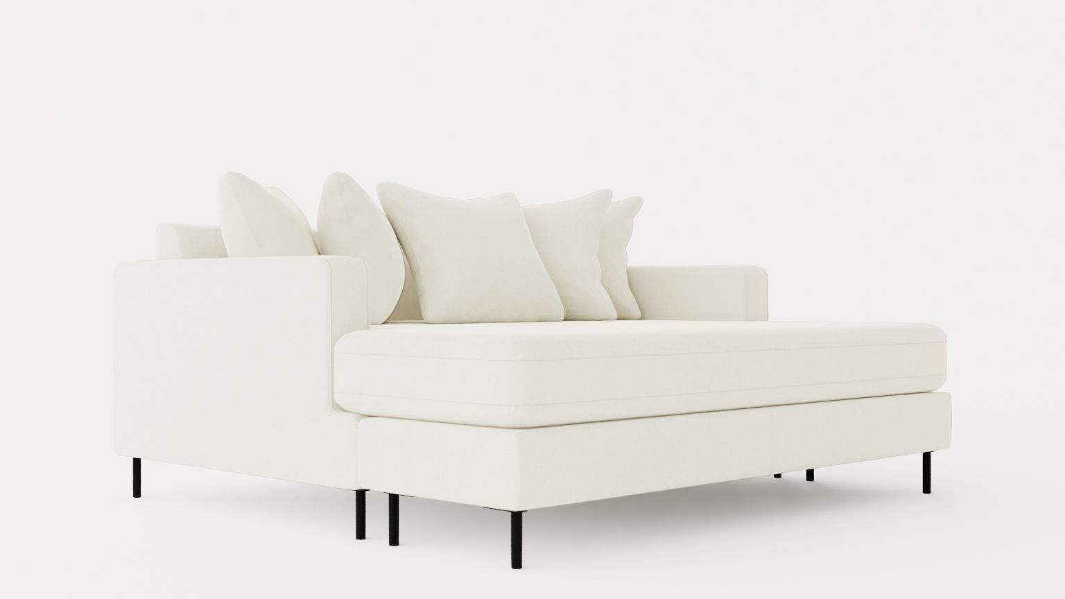 Crosby Daybed Low-poly 3D model_1