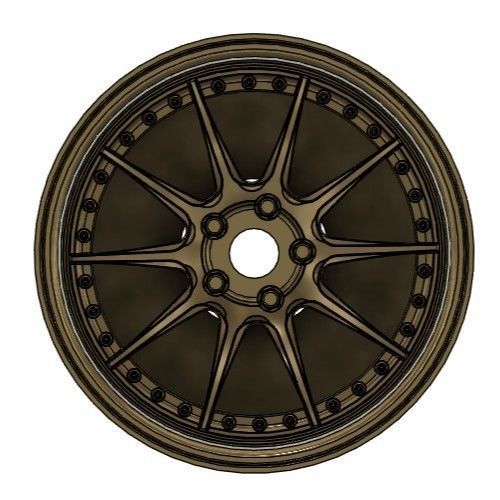 AODHAN DS07 RIMS FOR DIECAST 64 SCALE 3D print model_2