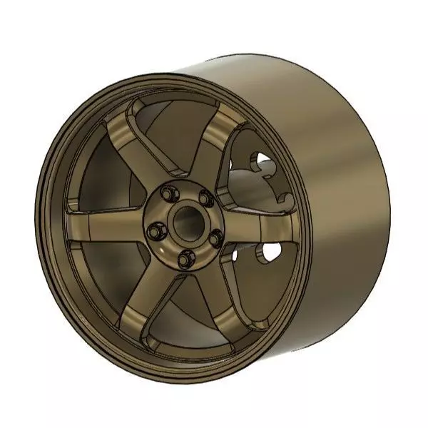 AVIS AV06 RIMS FOR DIECAST 64 SCALE 3D print model_0