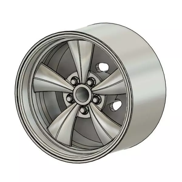 AMERICAN RACING 105M TORQUE M RIMS FOR DIECAST 64 SCALE 3D print model_0