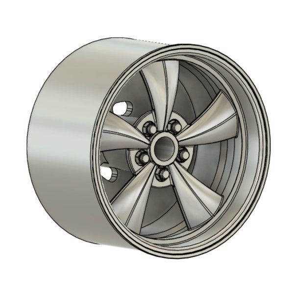 AMERICAN RACING 105M TORQUE M RIMS FOR DIECAST 64 SCALE 3D print model_2