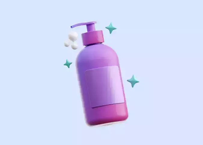 Shampoo Icon Illustration