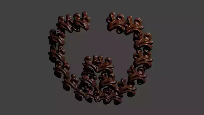 Wooden item for interior decoration