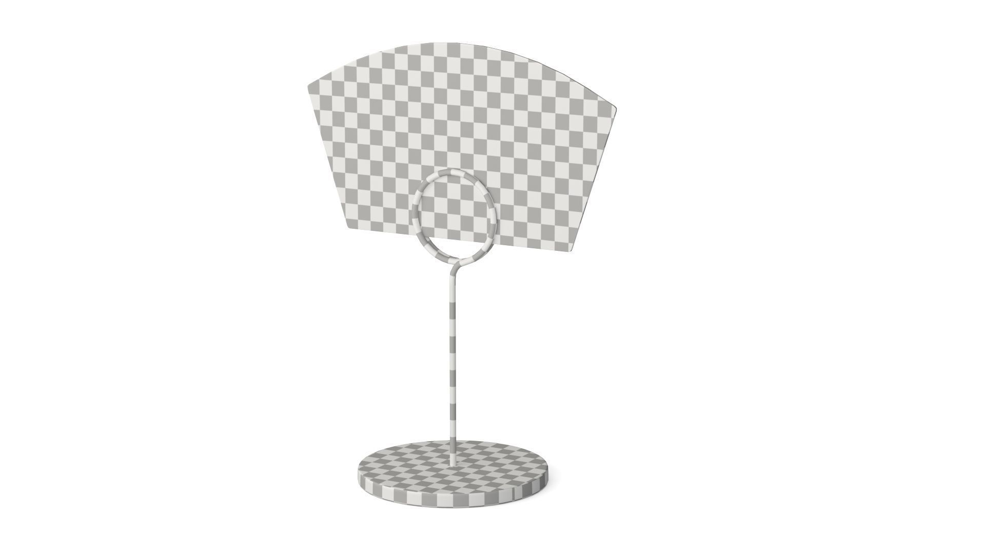 Table Card Holder 3D model_9