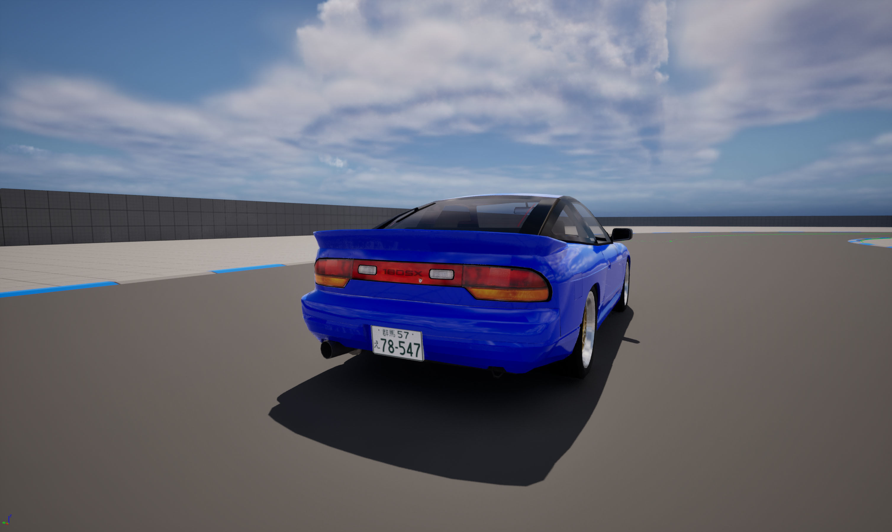 Nissan SilEighty Sil80 Mako Sato Style Initial D Low-poly 3D model_18