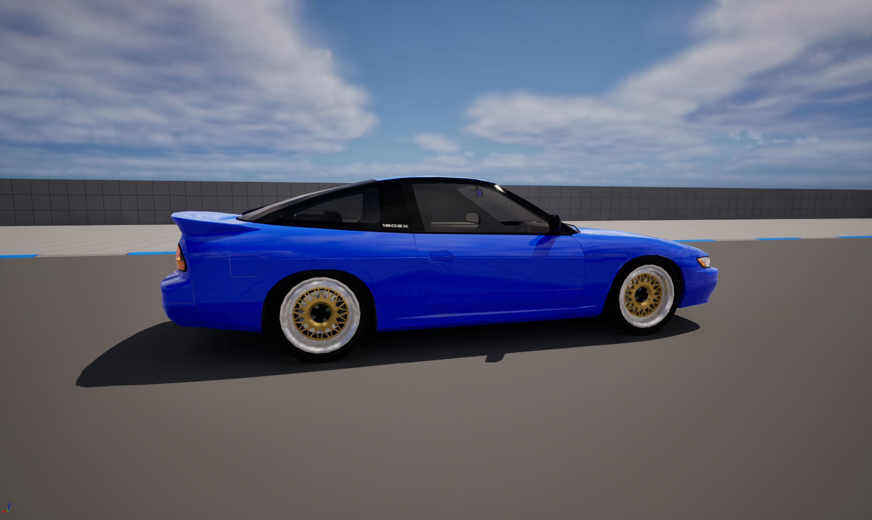 Nissan SilEighty Sil80 Mako Sato Style Initial D Low-poly 3D model_19