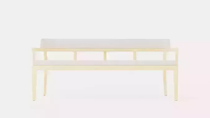 North dining sofa white oiled