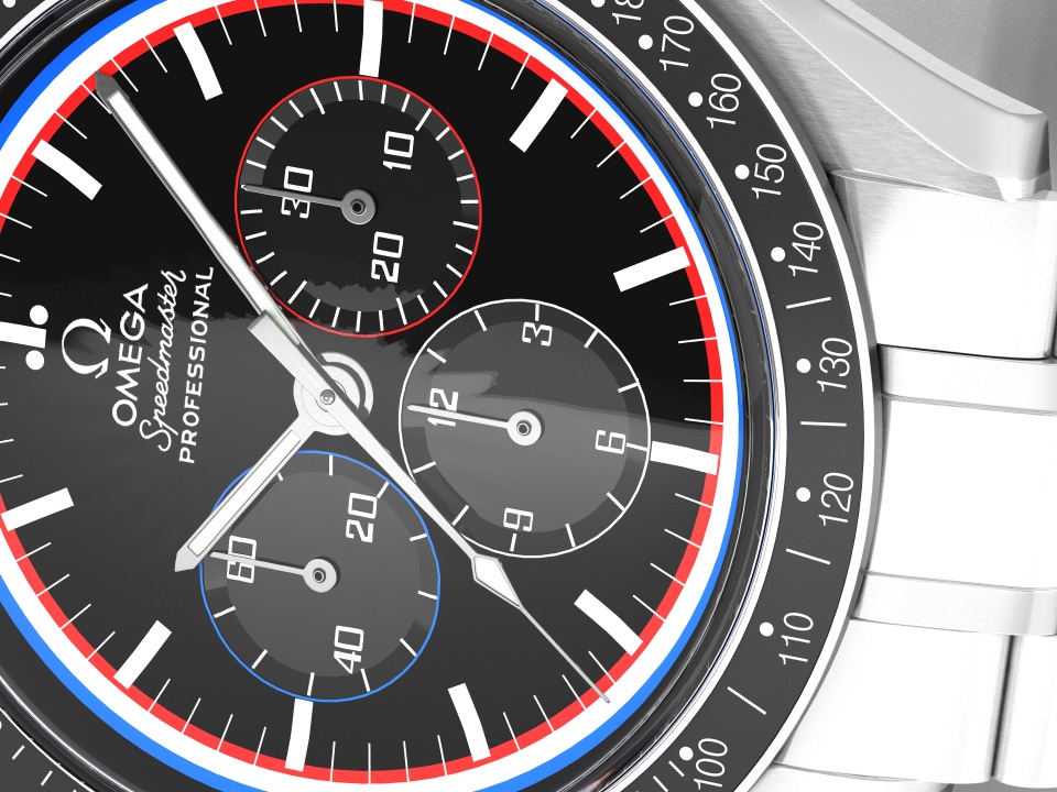 Omega Speedmaster Collection 3D model_46