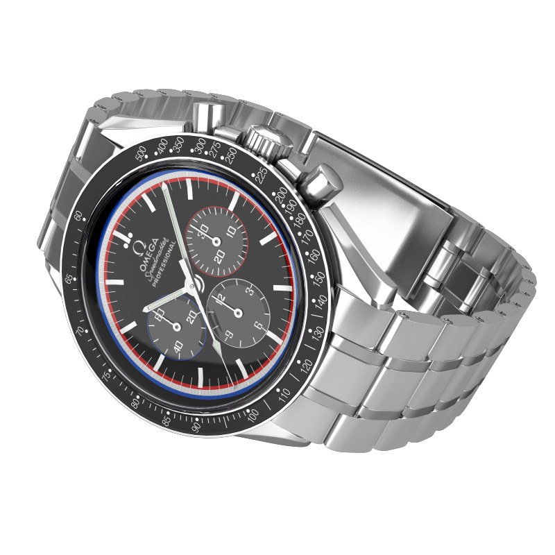 Omega Speedmaster Collection 3D model_12