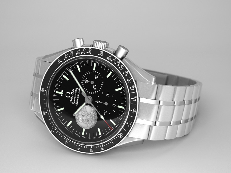 Omega Speedmaster Collection 3D model_41