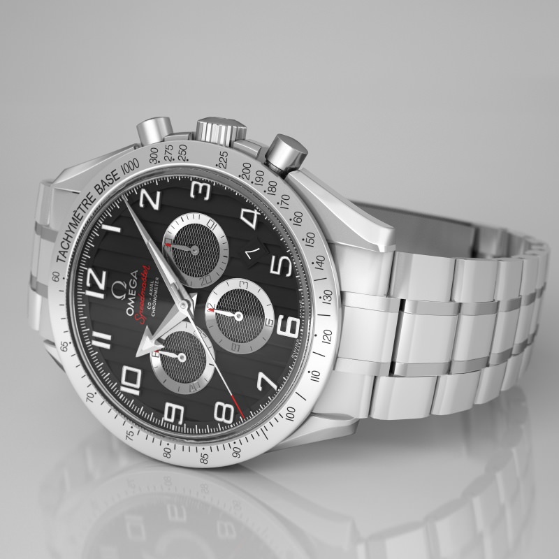 Omega Speedmaster Collection 3D model_54