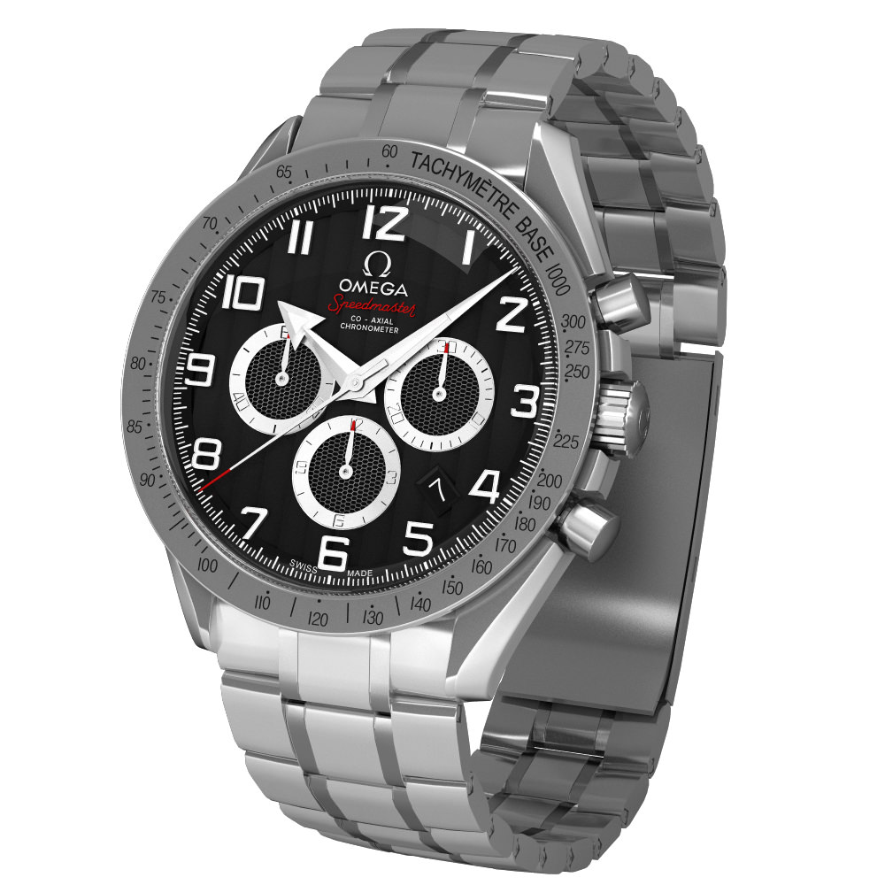 Omega Speedmaster Collection 3D model_4