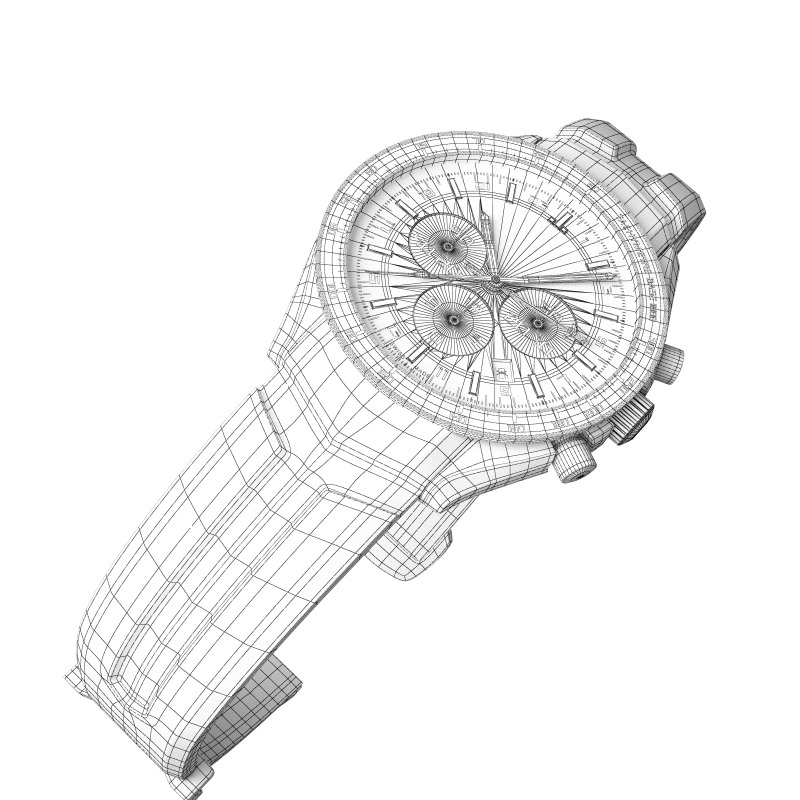 Omega Speedmaster Collection 3D model_36