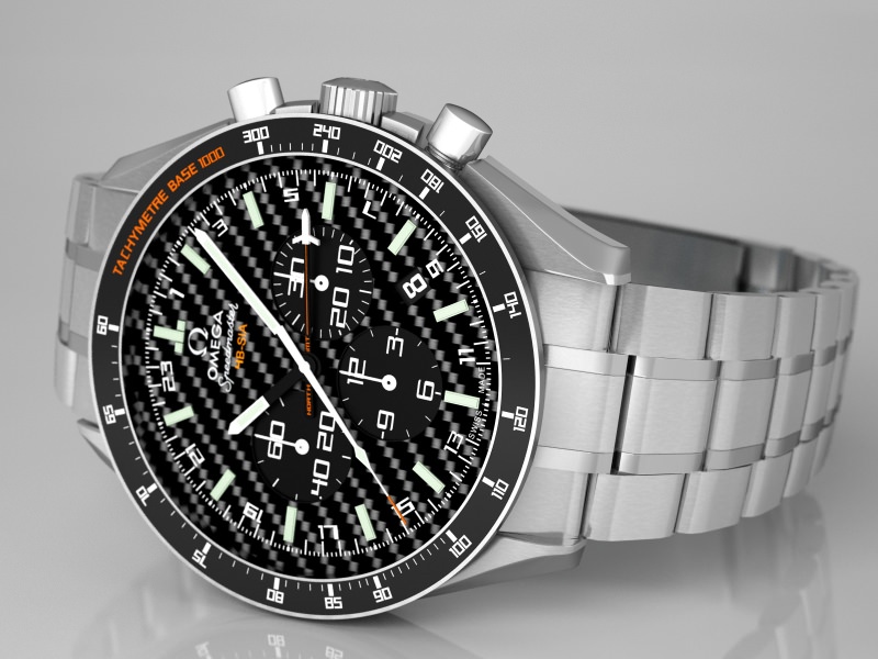 Omega Speedmaster Collection 3D model_50