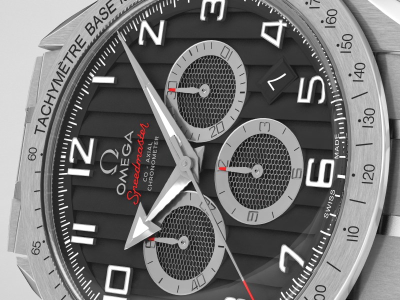 Omega Speedmaster Collection 3D model_57