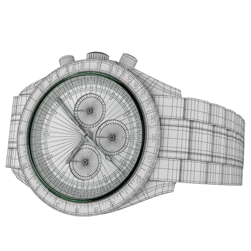 Omega Speedmaster Collection 3D model_17
