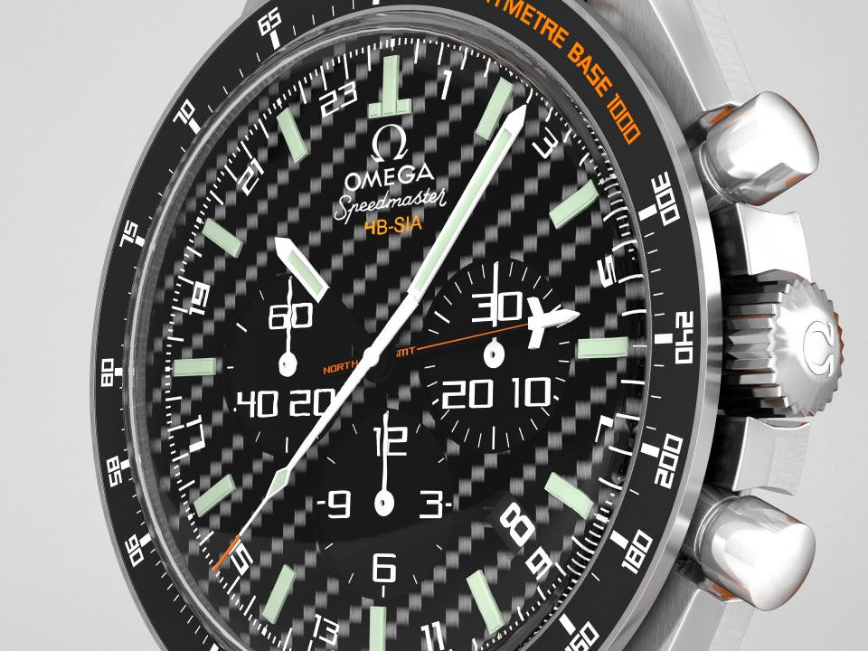 Omega Speedmaster Collection 3D model_51