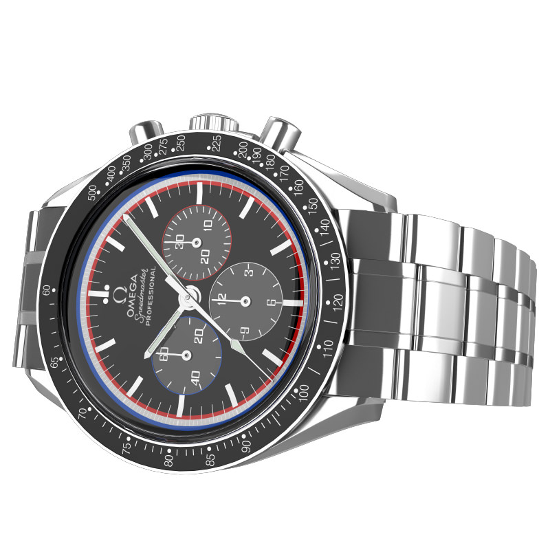 Omega Speedmaster Collection 3D model_16