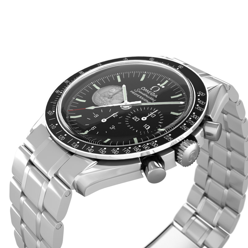 Omega Speedmaster Collection 3D model_9