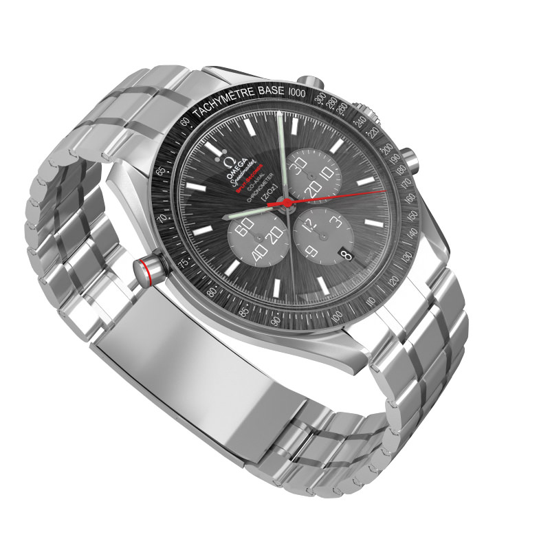 Omega Speedmaster Collection 3D model_26