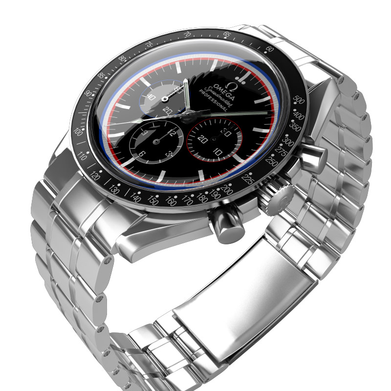 Omega Speedmaster Collection 3D model_13