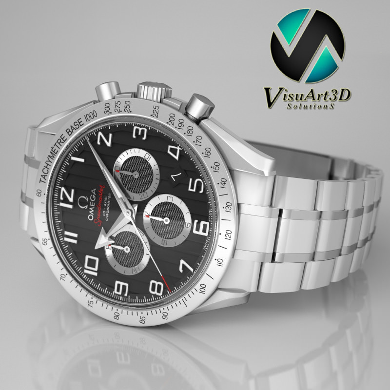 Omega Speedmaster Collection 3D model_61