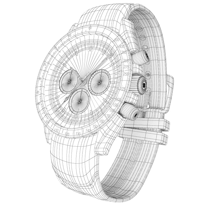 Omega Speedmaster Collection 3D model_23