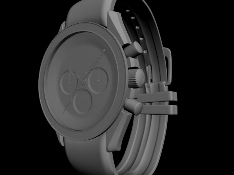 Omega Speedmaster Collection 3D model_48