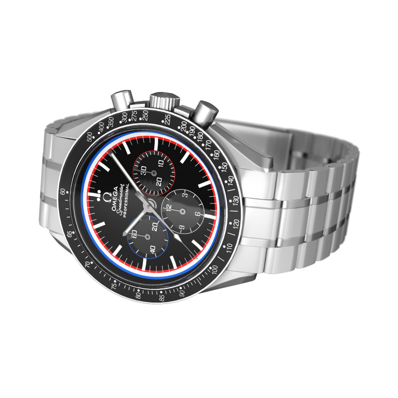 Omega Speedmaster Collection 3D model_5